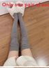 Girl Over Knee Socks With Thickened Acrylic Material For Winter Warmth And Casual Style