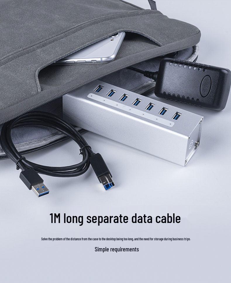 ORICO A3H High-Speed USB 3.0 Four-Port Expansion Hub with Power Supply