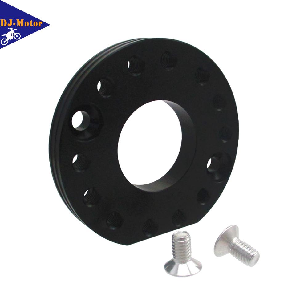 DJ-Motor CNC Carb Adjuster Carburetor Inlet Manifold Spinner Plate Adaptor For ZS190 Zongshen Daytona Anima 190cc 212cc Engines чёрный