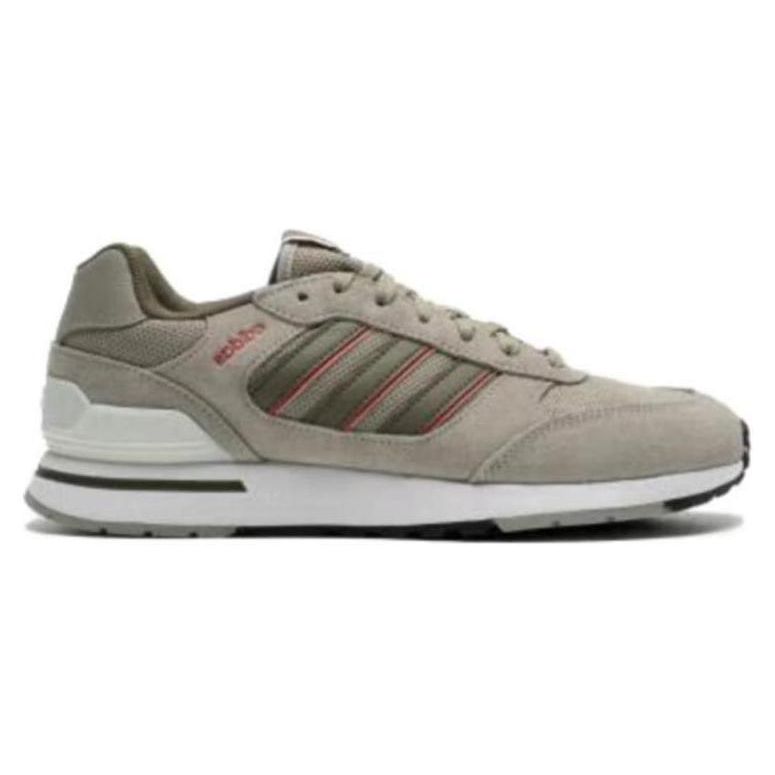 adidas Neo Run 80S Comfortable Versatile Shock Absorbing Non-Slip Durable Breathable Lightweight Low-Top Casual Shoes Men Sneaker Gray HP6114