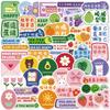 60 Love Life Inspirational Text Graffiti Stickers Decorate Guitar Notebook Suitcase DIY Waterproof Stickers