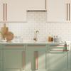 Furniture Handles 10 Pcs Bronze 480 Mm Stainless Steel