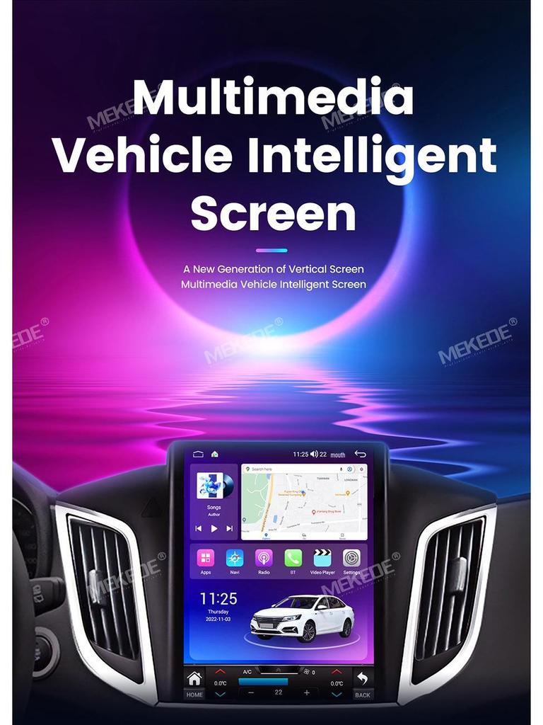 Mitsubishi Outlander Vertical Screen Android Navigation System