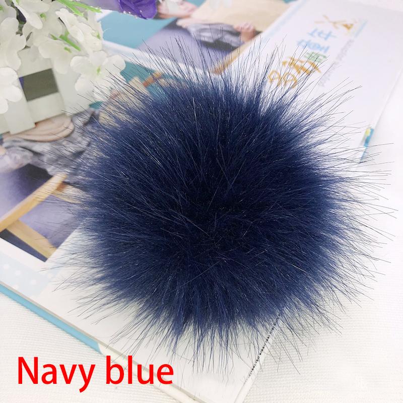 12cm Coloful False Hairball Hat Ball Fur Pompom Fake Fox Fur Shoes Ball Pom Pom DIY Handmade Hat Clothing Accessories