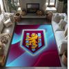 Tappeto in Velluto di Cristallo con Stampa Calcio Aston Villa, Comodo Assorbente d'Acqua Antiscivolo Tappeto per Pavimenti Interni