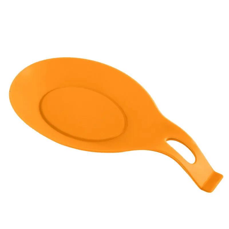 2pc Food Grade Silicone Spoon Mat  Heat Resistant Placemat Tray  Pad Drink Glass Coaster Hot Sale Kitchen Tool 5z