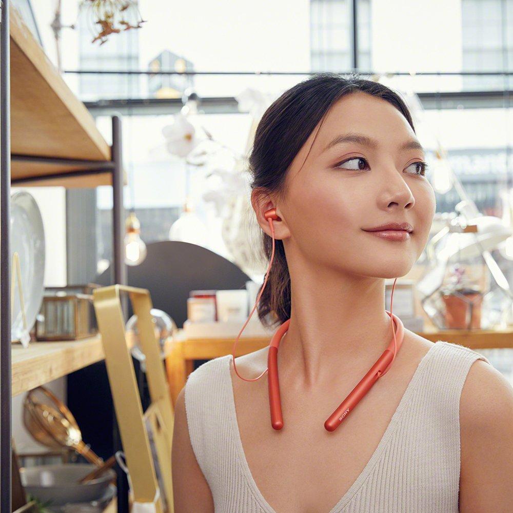 Sony in 2 Wireless Earphones Up to 8 Hours of Continuous Headphones with 2017 360 Reality Audio Twilight R h.ear WI-H700 Bluetooth/Hi-Res Compatible,