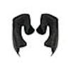 OGK KABUTO Motorcycle Helmet Parts KAMUI III Cheek Pad Set, Dark Gray, 30mm (M/XL) 4202205
