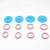 DIY Pendant Making Kit 12Pcs Mini Plate Clay Molds, Earring Molds with Positioning Base, Multi?Shape Polymer Craft Supplies Cutters for Earring,