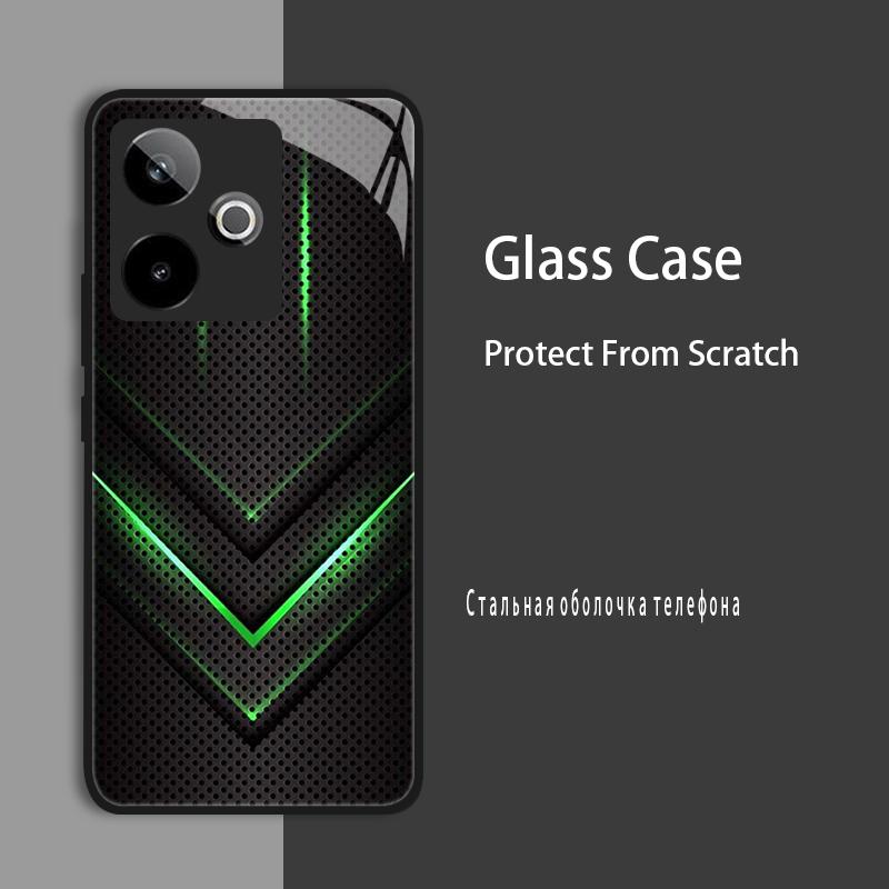 Etui na Realme GT7 5G RMX5061 Etui ze szkła hartowanego Twarda obudowa Dla Realme GT 7 Pro GT7 T RealmeGT 7T Etui ochronne Luksusowa Capa