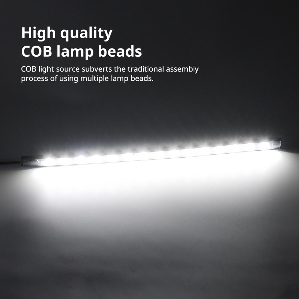 2pcs Universal Waterproof Trunk Engine Hood Foot Lights DIY Car Motorcycle Ambient Lighting Styling Led Day Light Strip 12V