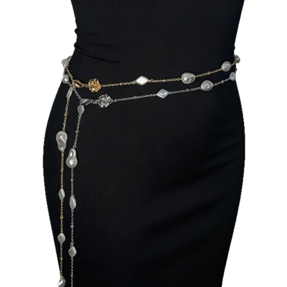 Rose Baroque Waist Chain Bohemian Dress Belt Chains Fashion Beach Waistband Wedding