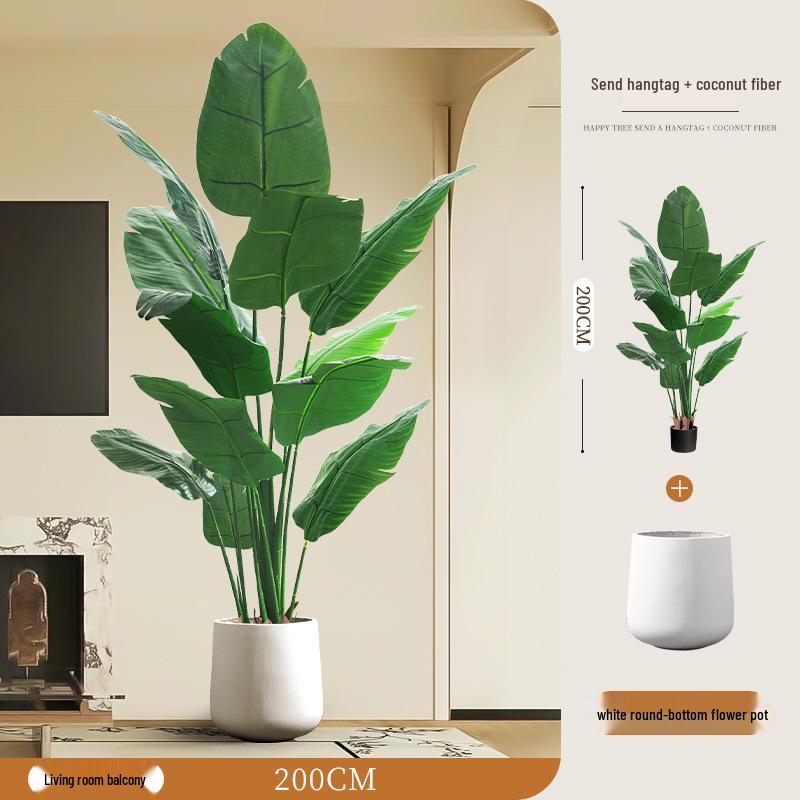 Árbol Artificial Ave del Paraíso - Planta de Suelo Grande para Interiores para Decoración de Sala de Estar