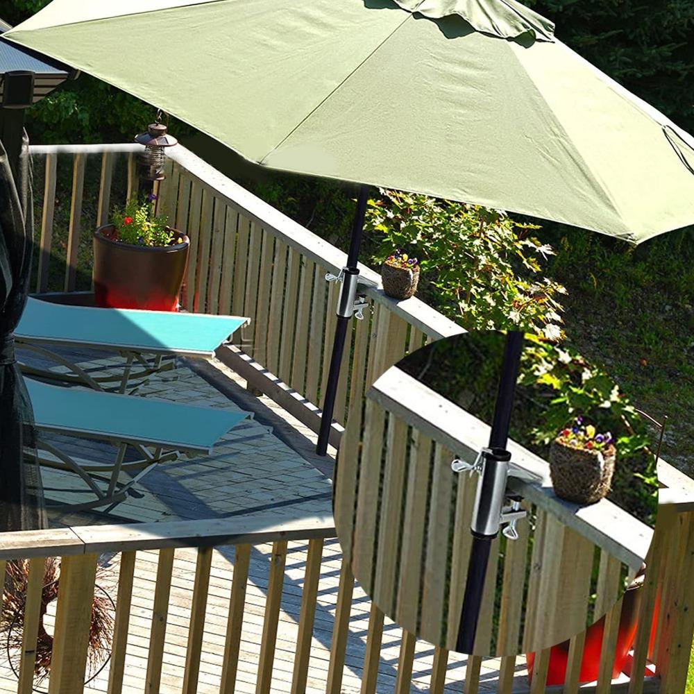 Thickening Umbrella Stand Holder Heavy Duty Umbrella Fixed Clip Patio Umbrella Clamp  For Deck