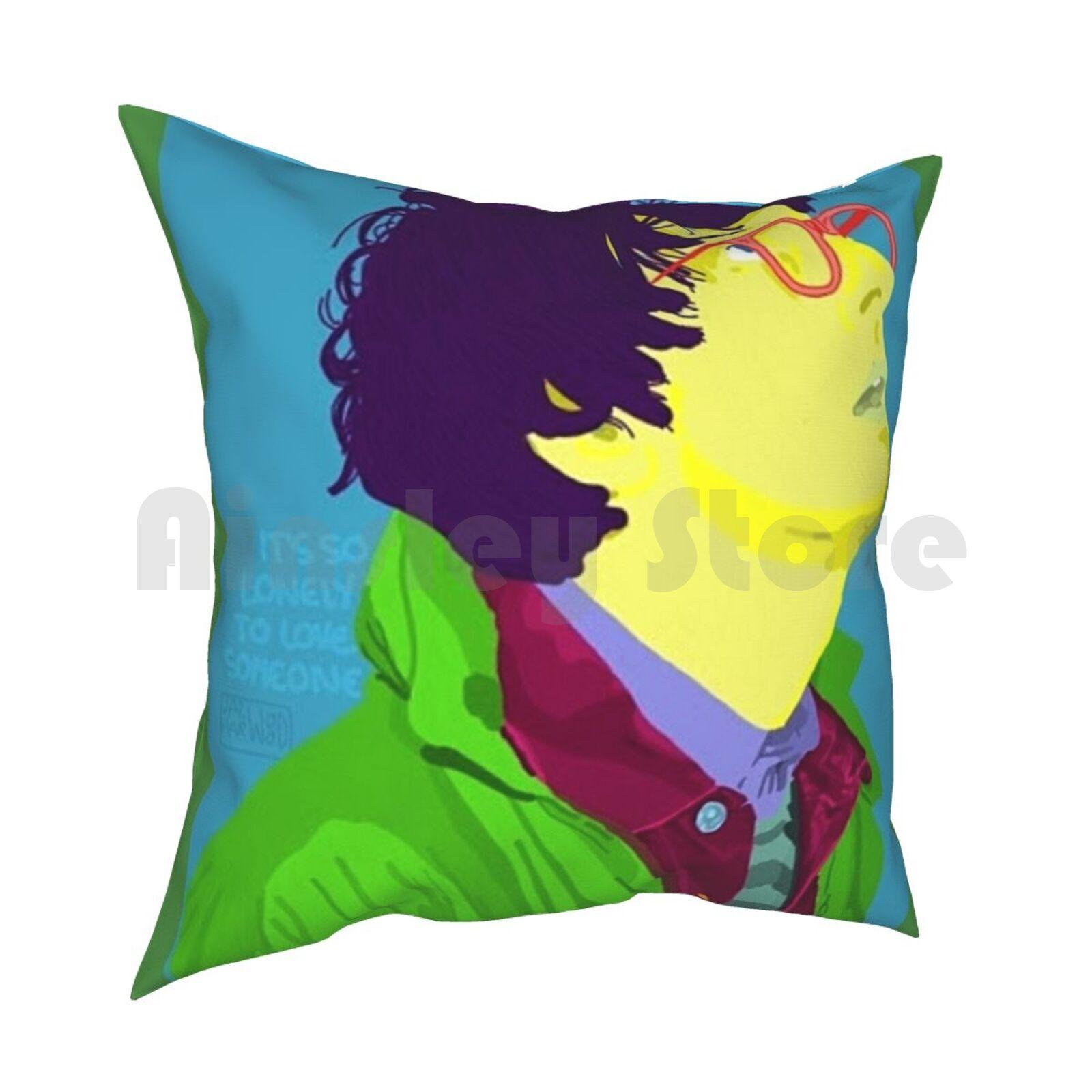 Pop Art Coxon Pillow Case Printed Home Soft DIY Pillow Cover Coxon Blur Blur Band Band Music Musician Britpop Gramon 30x30cm 12x12in