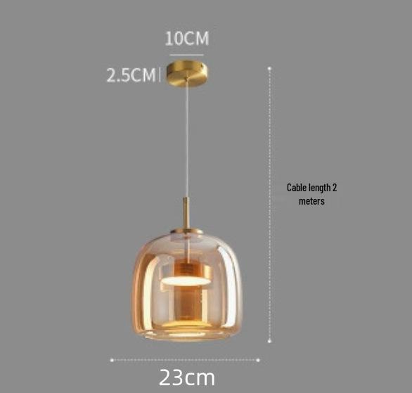 Nordic Modern Minimalist Creative Glass Chandelier for Bar, Restaurant, and Living Room Art.