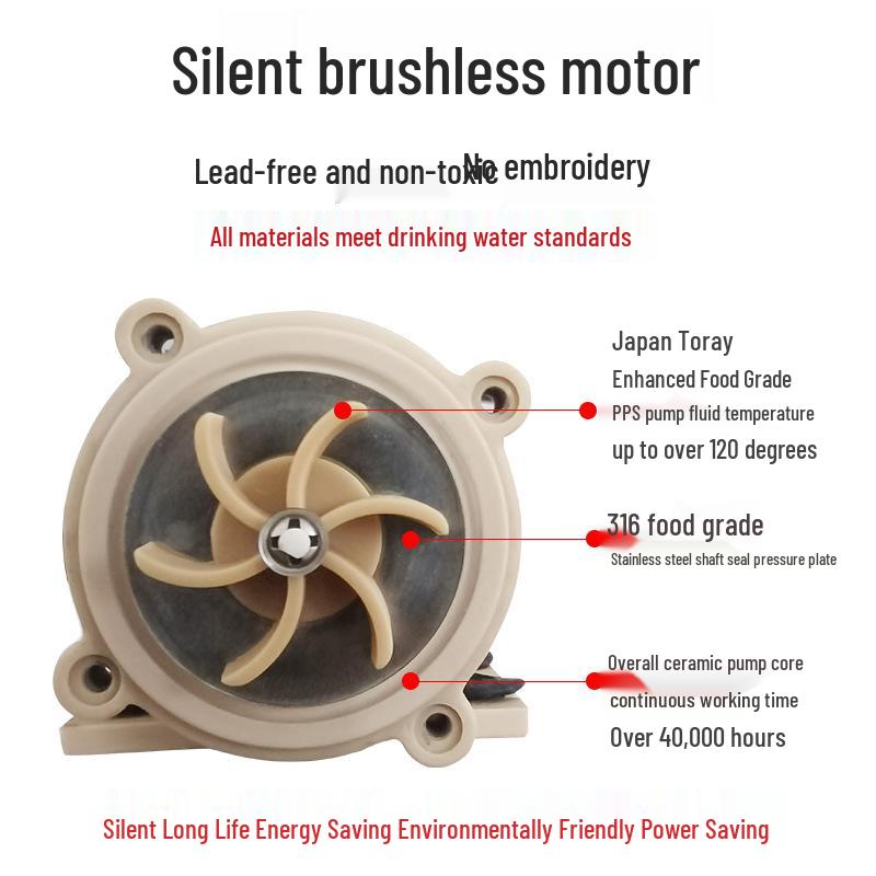12V Bezkartáčová DC solární čerpadlo pro ohřev vody, odolné vůči vysokým teplotám a korozi