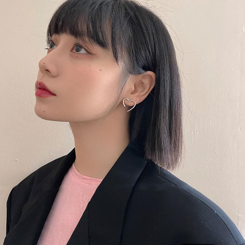 Cercei Love pentru Femei Stil Rece Design Simplu Nișă Femei Vară Formă de Inimă