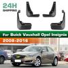 4PCS Splash Guards Mudguards Compatible with Buick Vauxhall Opel Insignia 2008 2009 2010 2011 2012 2013 2014 2015 2016