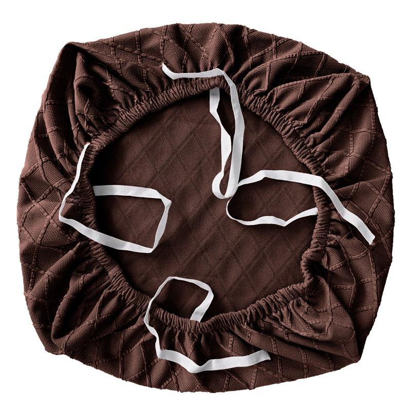 Stretch Jacquard Office Computer Chair Seat Covers, Removable Washable Anti-dust Desk Chair Seat Cushion Protectors