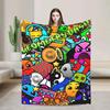Geometrie Gaming Gestrichelt Decke Weich Warm Flanell Überwurf für Sofa Bett Picknick Individuelle Qualität Tagesdecke Geburtstagsgeschenk