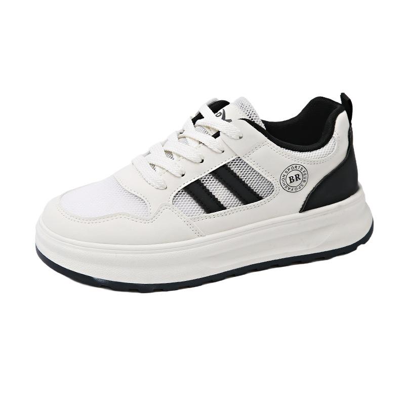 

Summer Fashion Mesh Sneakers Women Breathable Comfortable Walking Women Shoes Height-Increasing Casual Mujer 35 чёрный