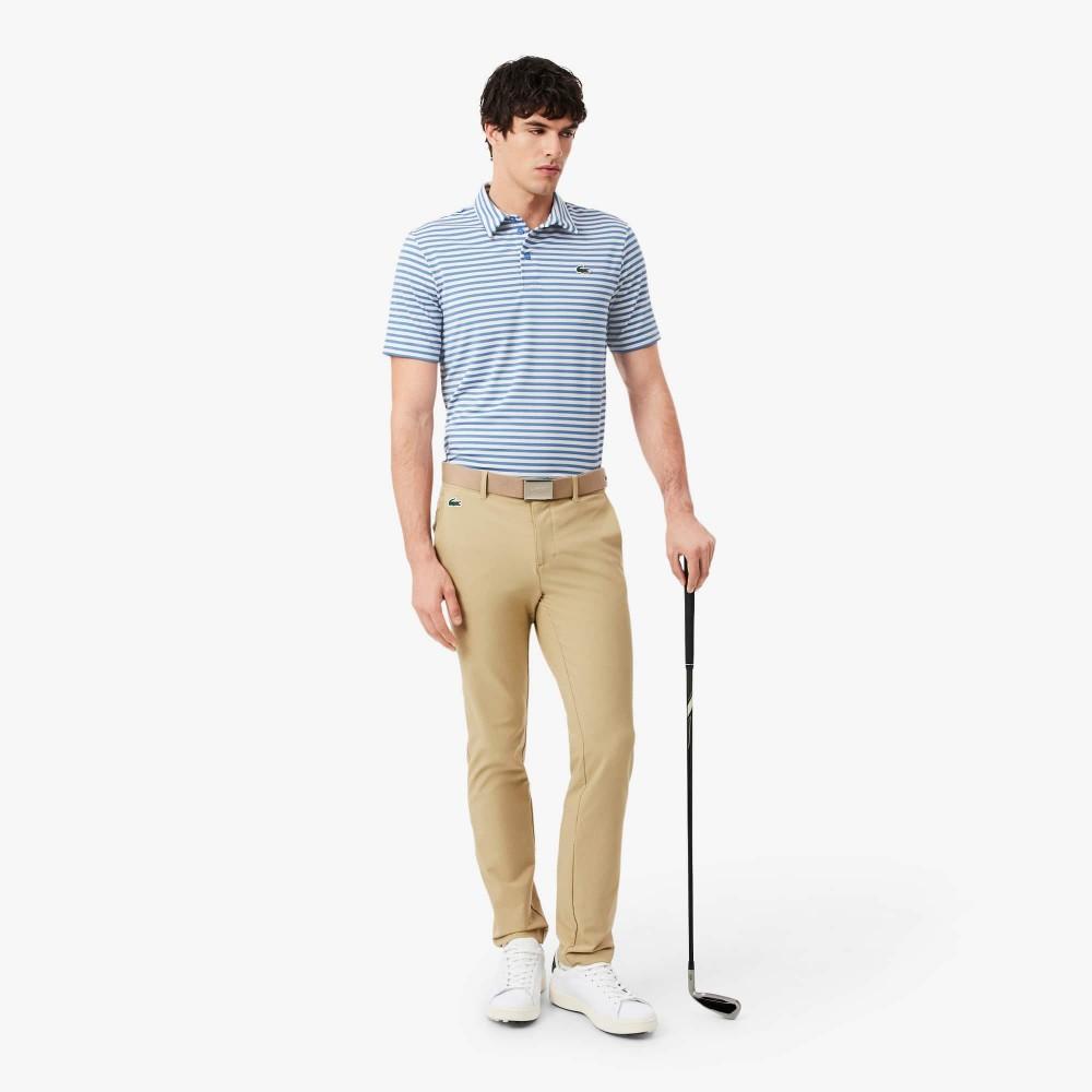 Lacoste Men's Golf Striped Short-Sleeve Polo Shirt DH3187-56G2QB