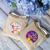 100-500pcs Cute Happy Birthday Sticker Birthday Gift Decoration Label Sealing Balloon Cake Label Packaging Scrapbook Sticker