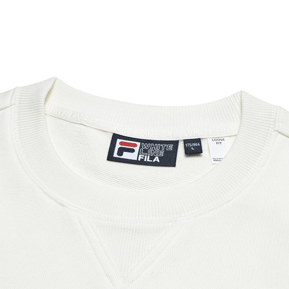 New FILA ORIGINALE Sweatshirt Men's Cloud Peak White F11M549212FIV