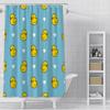 Little yellow duck cute animal Shower Curtain Waterproof Polyester Fabric Paint Bath Curtain Home Bathroom Decor Curtain Hook