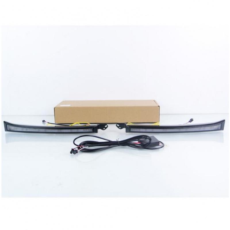 Toyota Land Cruiser 4500/4700 LC100 Scheinwerfer-Augenbrauen-Dekoration mit Tagfahrlicht (07-Jahre)