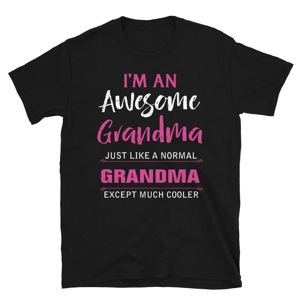 Awesome Grandma Funny Cute Grandma Mom Humor T-Shirt M