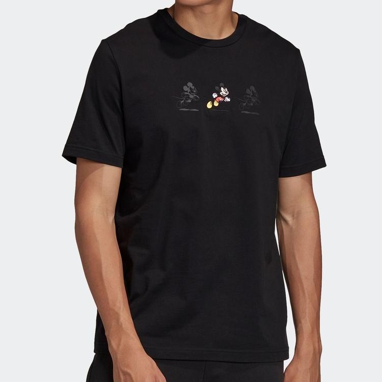 adidas DISNEY TEE Training Sports Short Sleeve Black Men's GL2225