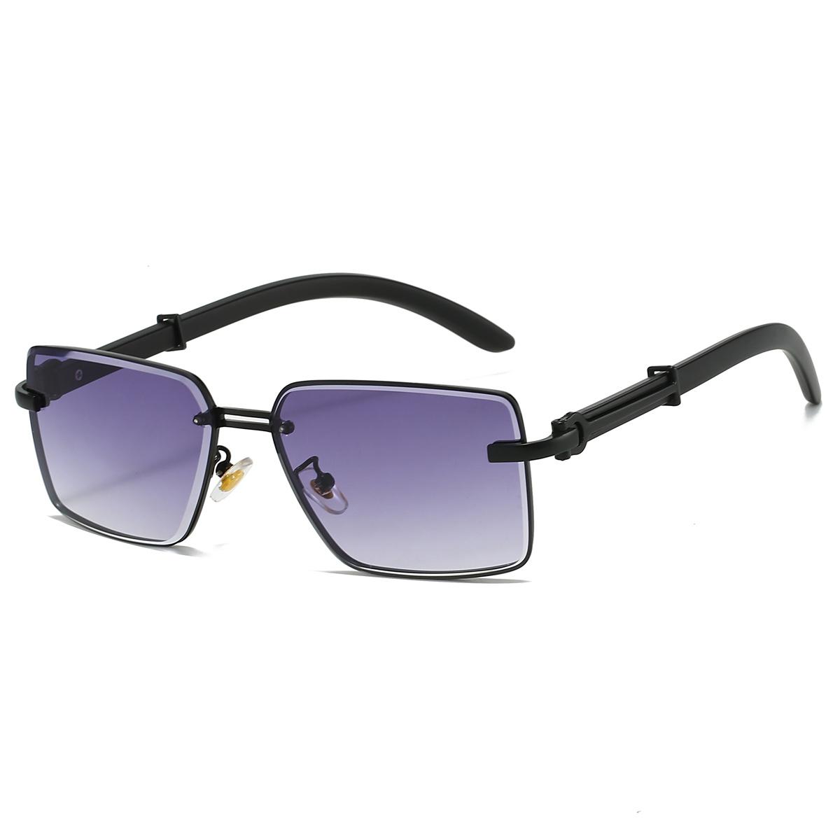 

Fashion Square Sunglasses Men New Vintage Gradient Multi-color Sun Glasses Ins Trendy Retro Brand Design Casual Shades