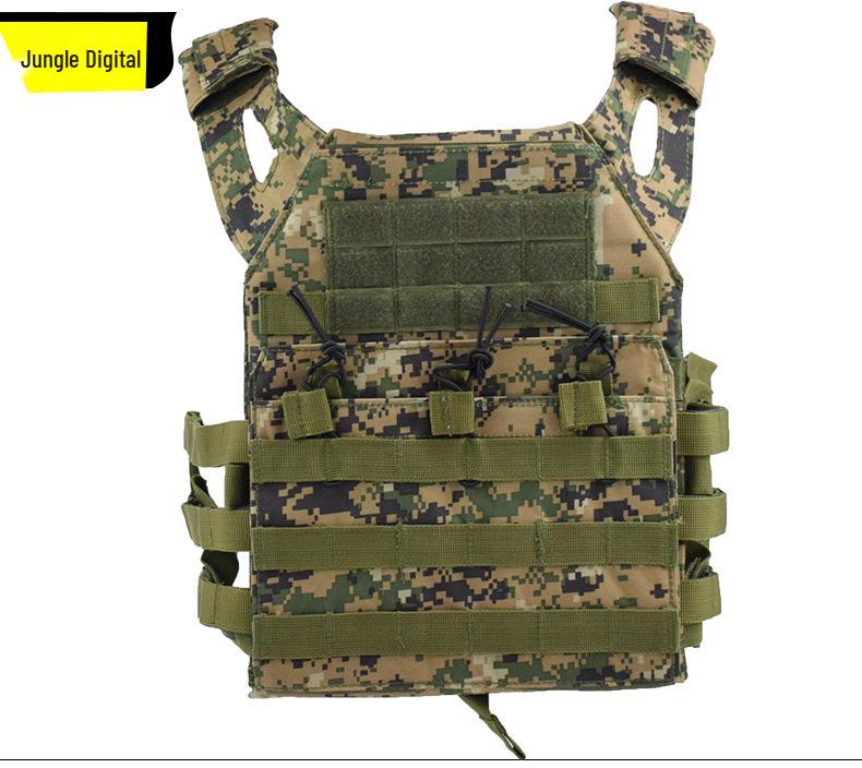

Best-selling JPC Outdoor Tactical Vest: Lightweight, Camouflage, Multifunctional for Field Combat & CS Battles. One Size