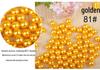 High Gloss ABS Imitation Pearl Beads: 3mm-20mm, Round, Straight Hole, Pure White/Rice White, DIY Crafting