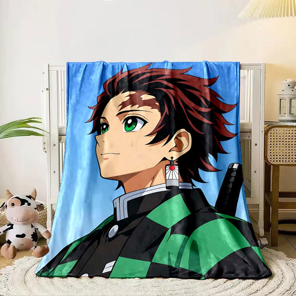 Green and black checkered clothing pattern with red and black earrings. for all seasons blanket lunch break throw gift 80cm x 120cm