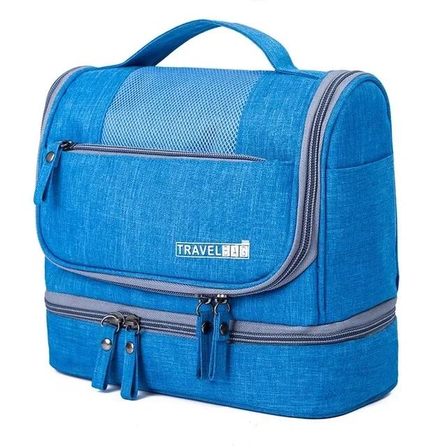 Men Necessaries Hanging Make Up Bag Oxford Travel Organizer Cosmetic Bags for Women Necessaries Make Up Case Wash Toiletry Bag
