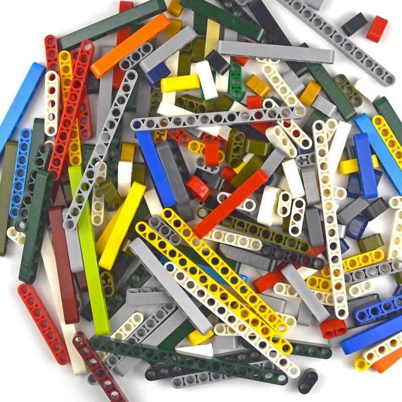 Großhandels-High-Tech-Zubehör Stift Hering Träger Achse Verbinder Stiftleiste Träger MOC Mehrere Größen Auto-Technik Teile Bausteine