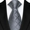 Corbata de negocios con diseño geométrico cuadrado, color liso, satén suave, corbata formal, corbata informal, accesorios para bodas y eventos callejeros