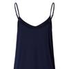 Hanro Cotton Silk Spaghetti Dress Deep Navy 74813 
