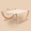 Cat Rocking Chair Hammock Swing Bed, Lounger Pet Removable Elevated Bed