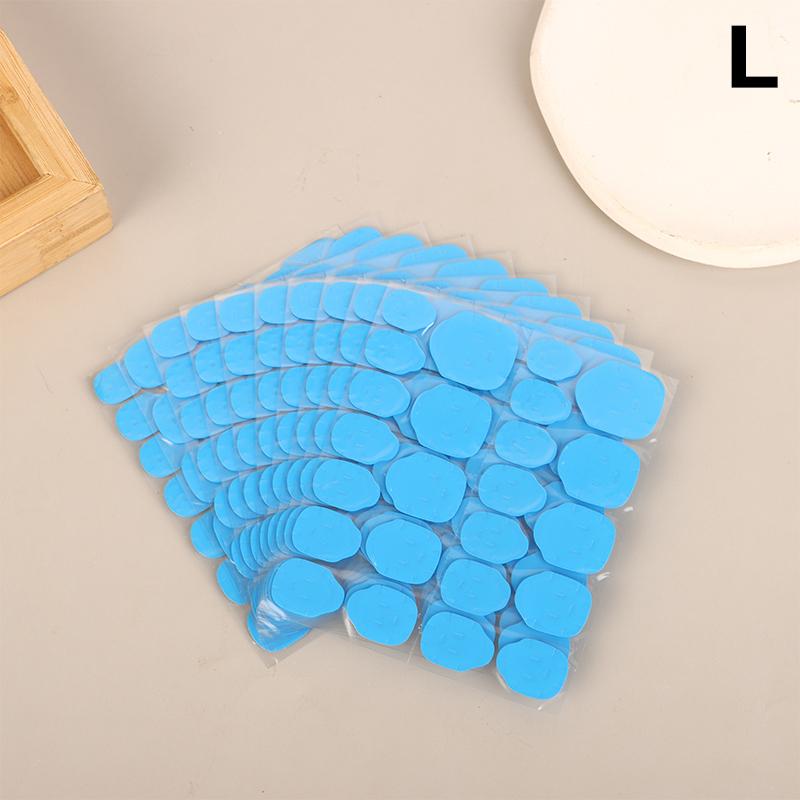 10Pcs 24 Pills/Sheet Uv Double Side Adhesive Tape Glue Sticker False Nail Glue For Fake Nails Tips Clear Jelly Pad Press Tool
