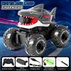 Amphibious RC Car Shark 2 In1 Electric Spray Water Gun 10M Long Range 2.4G Radio Control Offroad Buggy Vehicles Racing Cars Toy