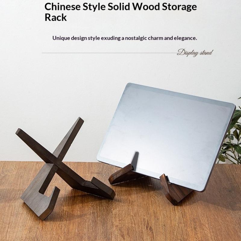 Wooden Cookbook Stand Flat Stand Base Kitchen Cookbook Stand Reading Stand Wooden Record Stand Resding Stand