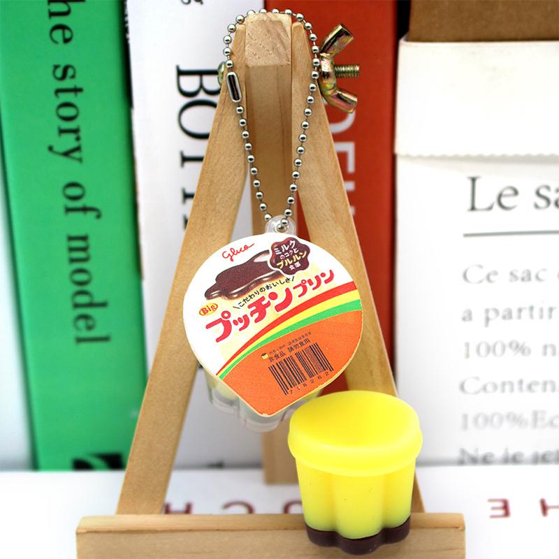 Squishy Fidget Toy Nowość Pudding Ściskaj Dekompresuj Zabawka Brelok Urocze Zabawki Antystresowe Zawieszka do Plecaka Dzieci Dorośli Prezent