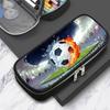 Soccer Pattern Soccer Pattern Pen Bag Polyester Multifunction Bag Durable Pencil Case  Kids