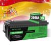 ESTOQUE UE Datou boss 12V 200Ah Bateria De Litio Lithium Battery Ideal para RV, Marítimo e Armazenamento de Energia Off-Grid