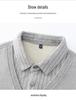 Men's Winter Plus Velvet Faux Two-Piece Knit Polo Sweater