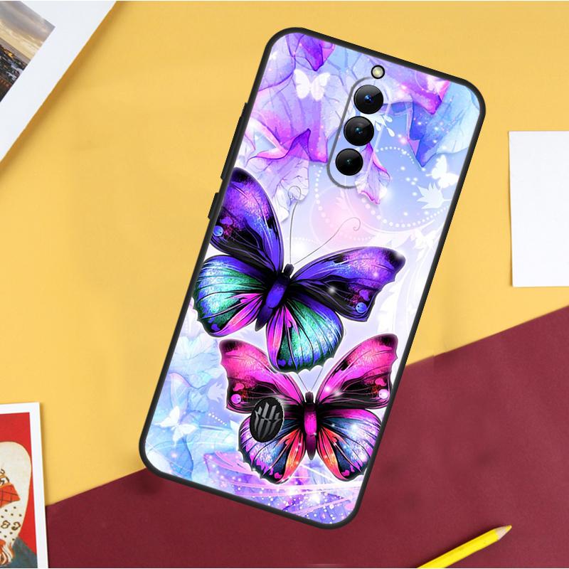 Cute Butterfly Case For ZTE Nubia Red Magic 11 Pro 9 8 8S 9S 10S 10 Pro Plus 6R 6 7 6S 7S Pro 10 Air Cover